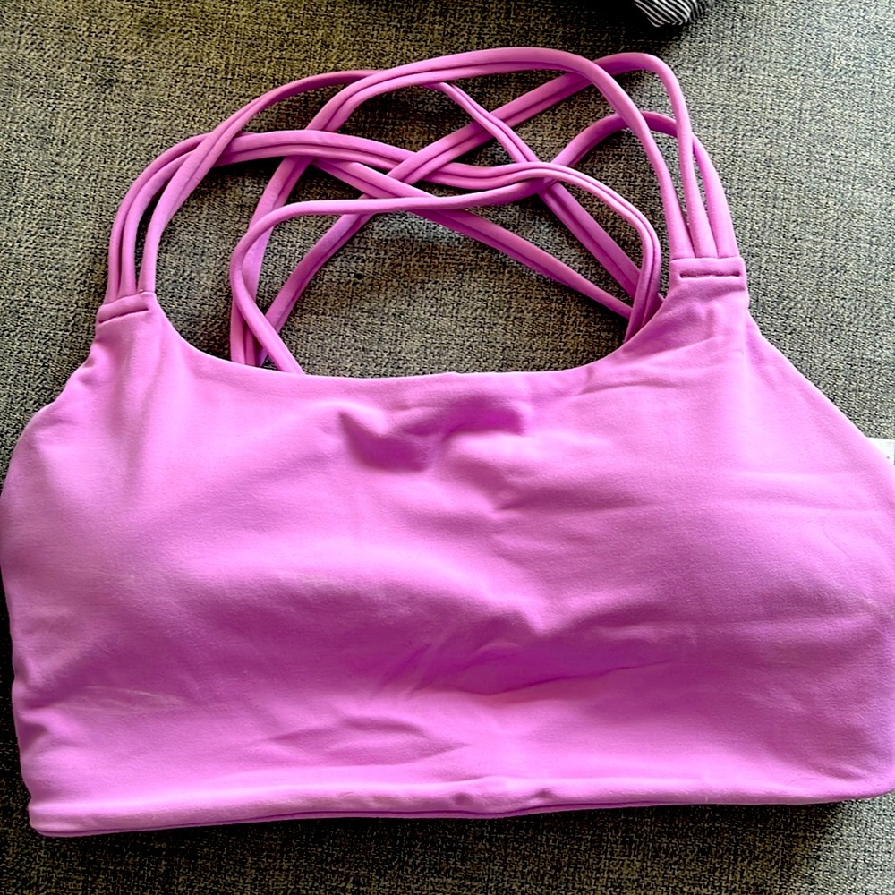 Athleta Pink Sports Bra